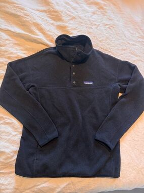 Patagonia Women’s Black Snap Pullover Sz S